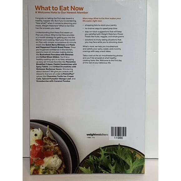 2002 PointsPlus Weight Watchers What To Eat Now Cookbook 150 Recipes - Picture 2 of 6